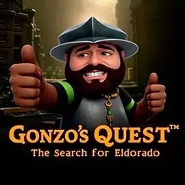 Logo of Gonzo's Quest from NetEnt at Funbet Casino